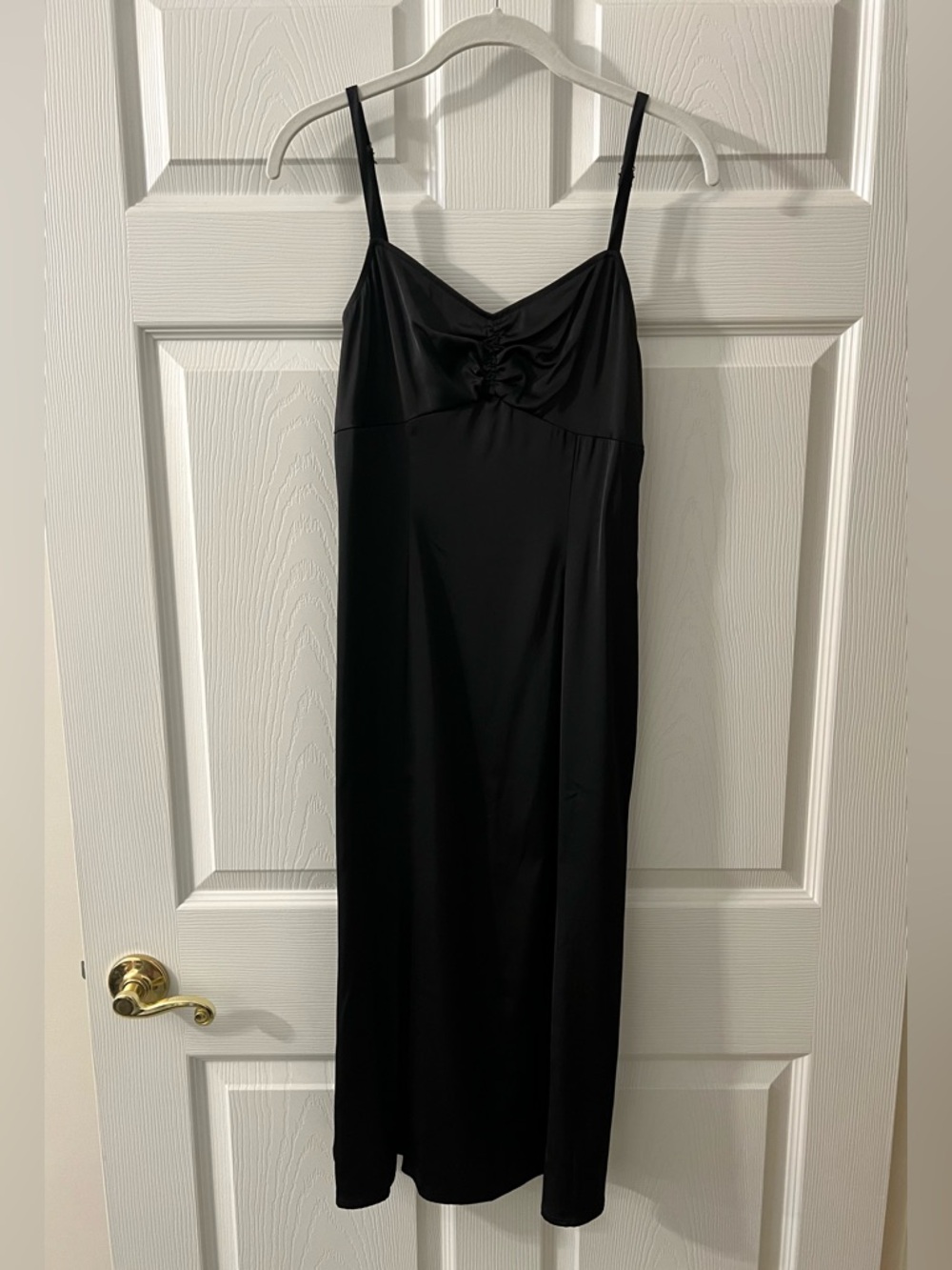 Melrose and Market Black Midi Slip Dress